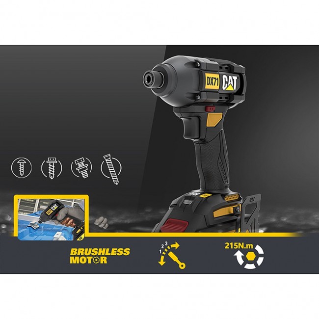 CAT DX71B cordless impact driver without battery