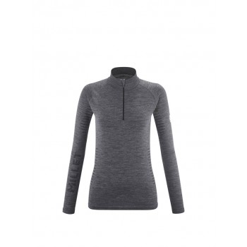 Bielizna damska MILLET Drynamic Warm 1/2 Zip W grafitowa - M