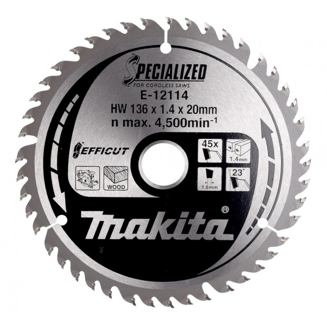Makita E-12114 circular saw blade 1 pc(s) Makita E-12114 circular saw blade 1 pc(s)