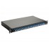Equip 24-Port Fiber Optic Splice Box, LC Duplex, OS2, 1U, Equipped, Black