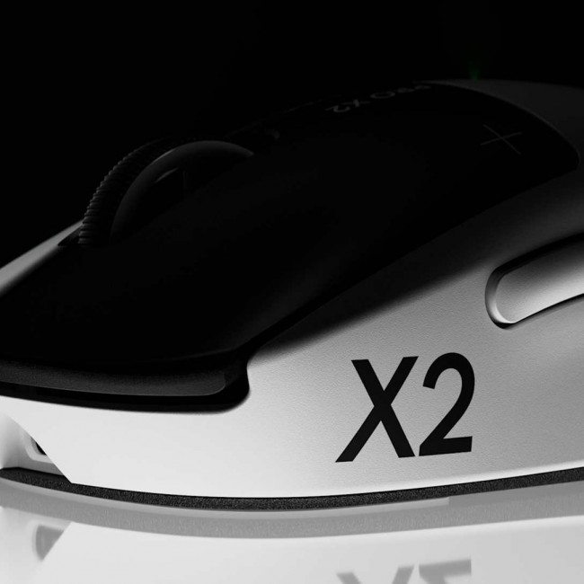 Logitech G PRO X2 SUPERSTRIKE mouse Gaming Right-hand RF Wireless + USB Type-C Optical 44000 DPI