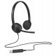 Logitech H340 USB Computer Headset Wired Head-band Office/Call center USB Type-A Black Logitech H340 USB Computer Headset Wired Head-band Office/Call center USB Type-A Black