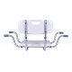 Recessed bath bench with back rest AT51032 Recessed bath bench with back rest AT51032