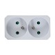 Esperanza ELK305W Electrical Splitter 2 Sockets White Esperanza ELK305W Electrical Splitter 2 Sockets White