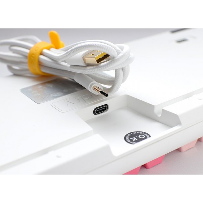 Ducky One 3 TKL Gossamer Pink keyboard Gaming USB US English Pink, White Ducky One 3 TKL Gossamer Pink keyboard Gaming USB US English Pink, White