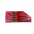 Set of 5 screwdrivers 2 flat and 3 cross-head
