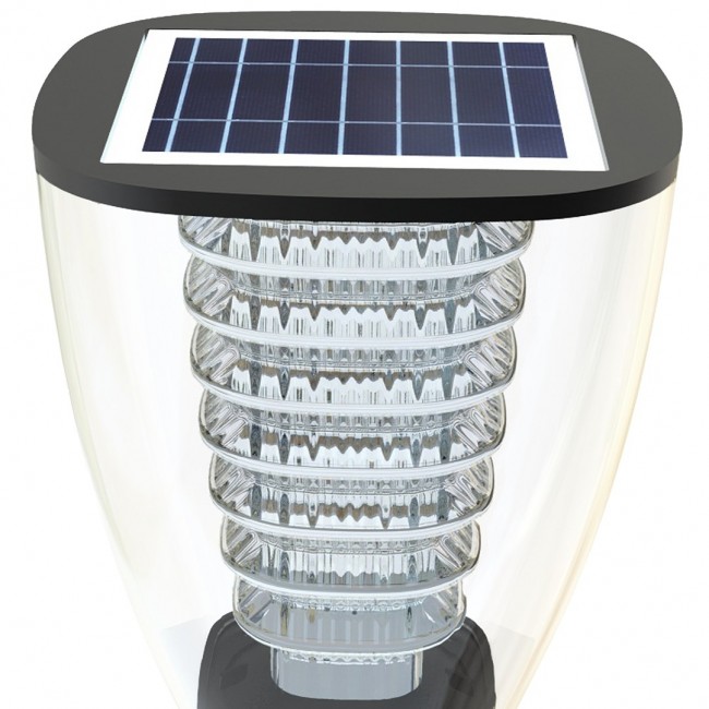 PowerNeed ESL-25H outdoor lighting Outdoor pedestal/post lighting Non-changeable bulb(s) LED Black