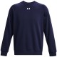 Under Armour Men's Rival Fleece Crew Sweatshirt Navy Blue 1379755 410 Under Armour Men's Rival Fleece Crew Sweatshirt Navy Blue 1379755 410