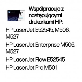 HP 87A Black Original LaserJet Toner Cartridge