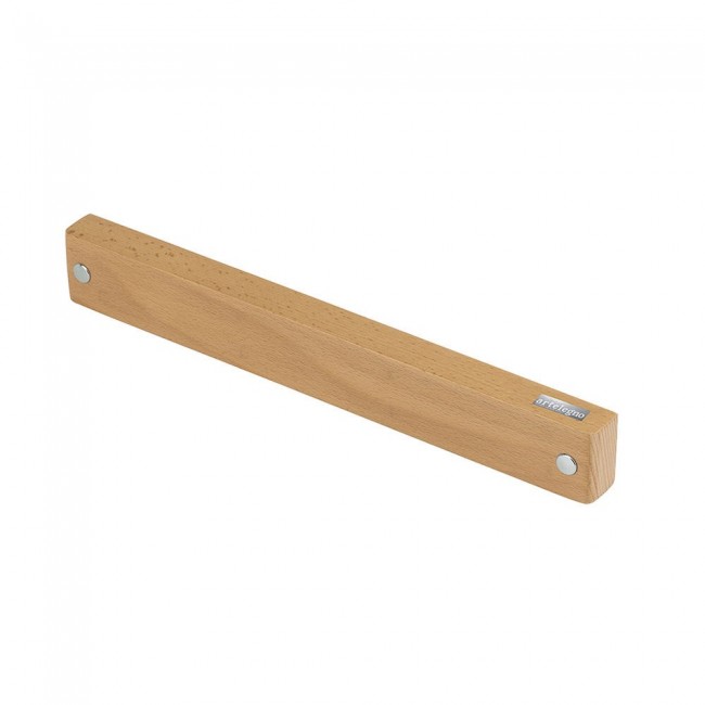 Magnetic knife strip in Artelegno beech wood - 50 cm