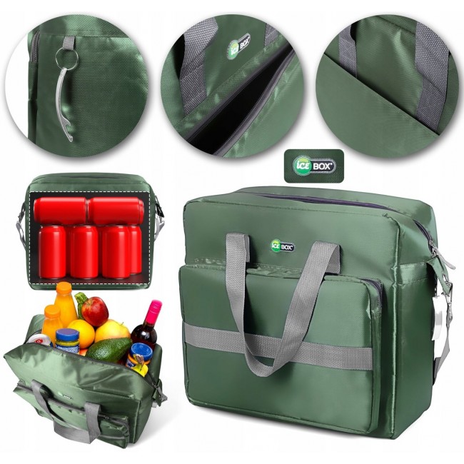 TL30 THERMAL BAG BEACH PICNIC TOURIST COOLER LARGE 30L ICE BOX TL30 THERMAL BAG BEACH PICNIC TOURIST COOLER LARGE 30L ICE BOX