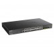 D-Link 24-port Gigabit PoE Smart Managed Switch with 4x 10G SFP+, 370Watts