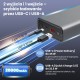 Extralink Powerbank EPB-126 20000mAh Silver Power bank, 45W PD, USB-C