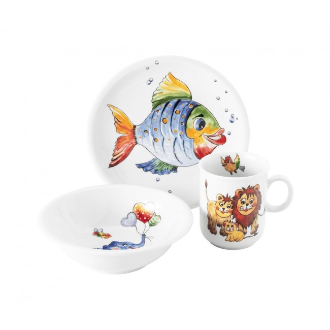 SELTMANN COLORFUL WILDLIFE Children's set (3 pieces) SELTMANN COLORFUL WILDLIFE Children's set (3 pieces)