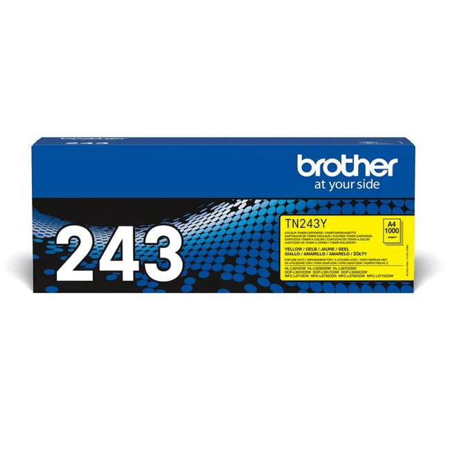 Toner Brother TN-243Y HL-L32XX/DCP-L35XX/MFC-L37XX Toner Brother TN-243Y HL-L32XX/DCP-L35XX/MFC-L37XX