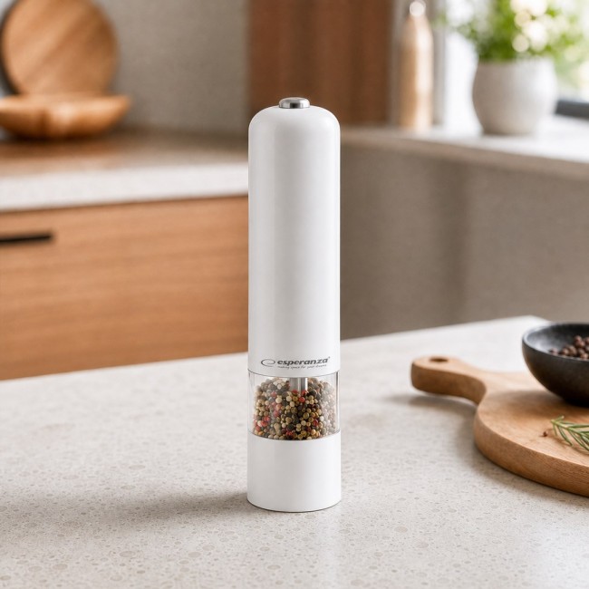 Esperanza EKP001W White pepper mill