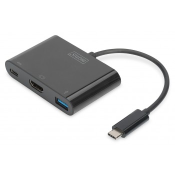 Digitus USB Type-C HDMI Multiport Adapter, 3-port