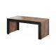 Cama MILA bench/table 120x60x50 oak wotan + black