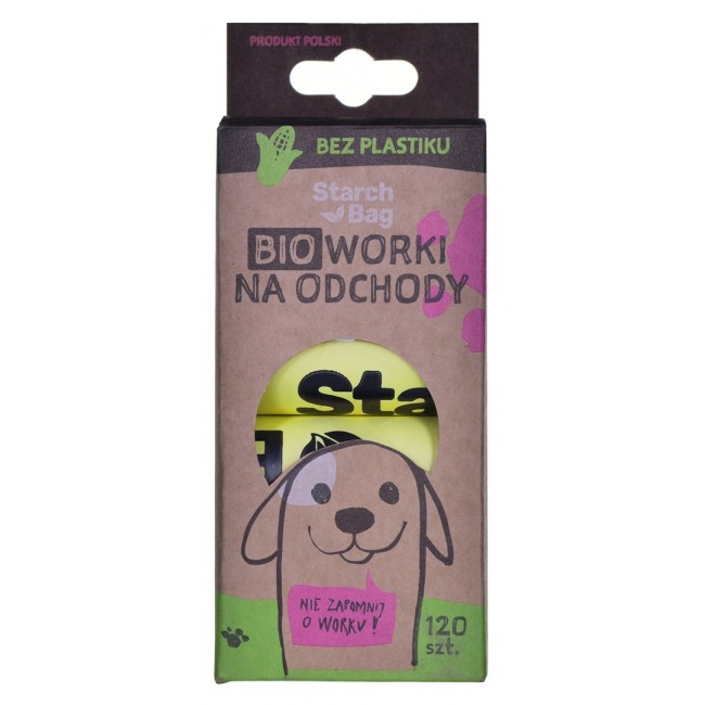 STARCH BAG - Dog poop bags - 8 x 15