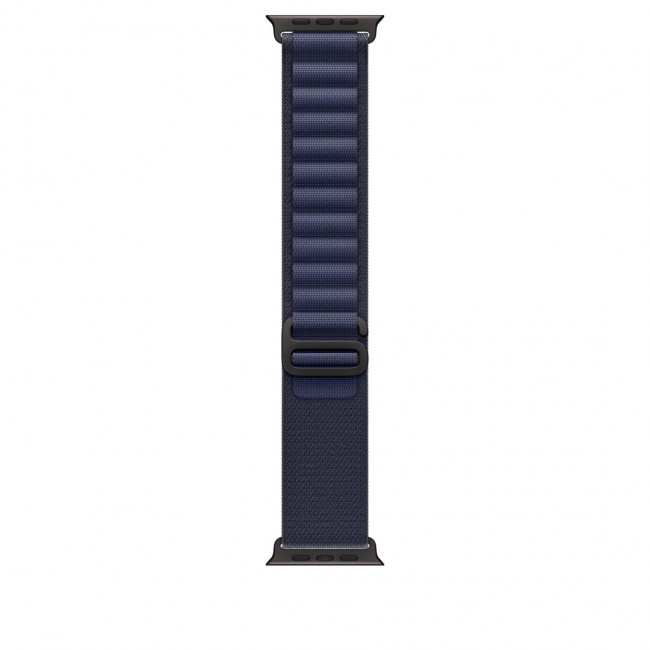 Apple 49mm Navy Alpine Loop - Large - Black Titanium Finish