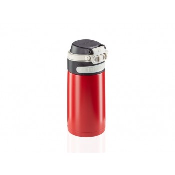Leifheit 03245 travel mug 350 ml Black, Red Stainless steel