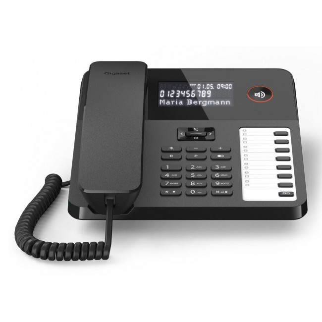 Gigaset DESK 600 Analog telephone Caller ID Black