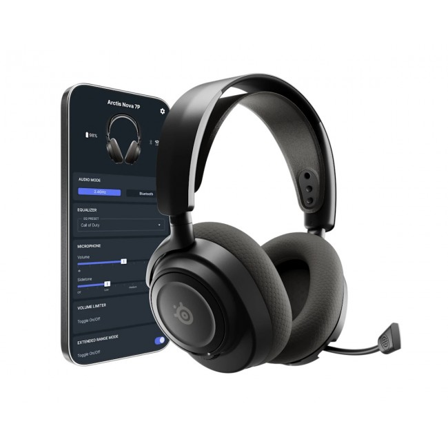 Steelseries Arctis Nova 7P Gen 2, Black Headphones
