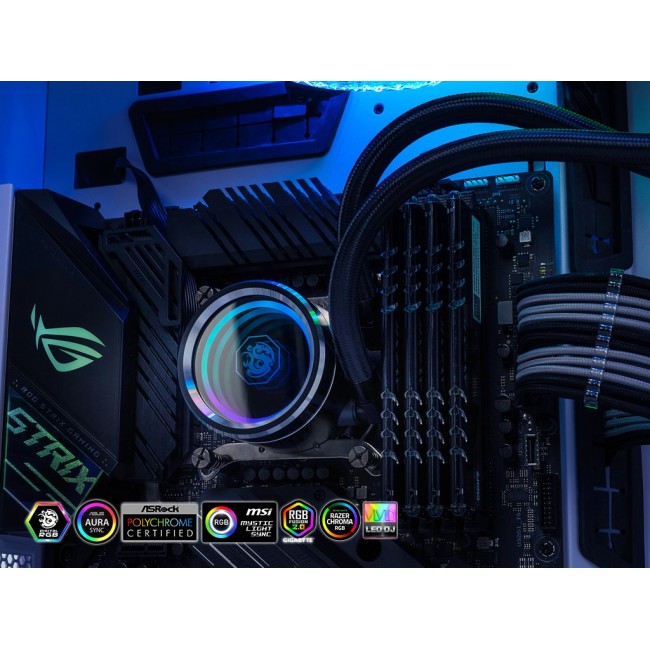 Bitspower BPTA-CYAIO360-NTX computer cooling system Processor Liquid cooling kit Black 1 pc(s) Bitspower BPTA-CYAIO360-NTX computer cooling system Processor Liquid cooling kit Black 1 pc(s)