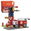 Marioinex Mini Waffle Building Blocks City: Fire Station, 280 pieces