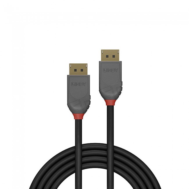 Lindy 10m DisplayPort 1.2 Cable, Anthra Line Lindy 10m DisplayPort 1.2 Cable, Anthra Line