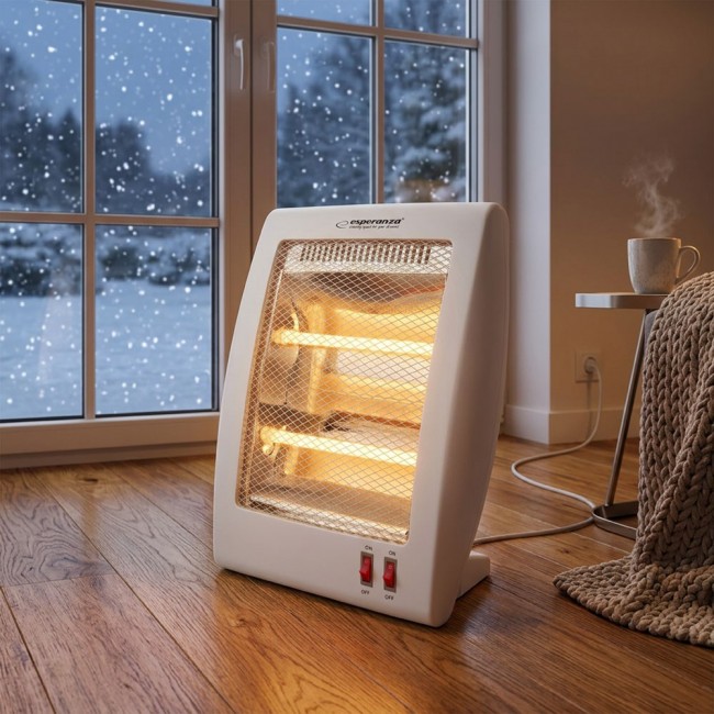 Esperanza EHH010 Electric quartz heater 400W/800W White
