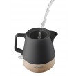 Concept RK0062 electric kettle 1 L 1200 W Anthracite, Wood
