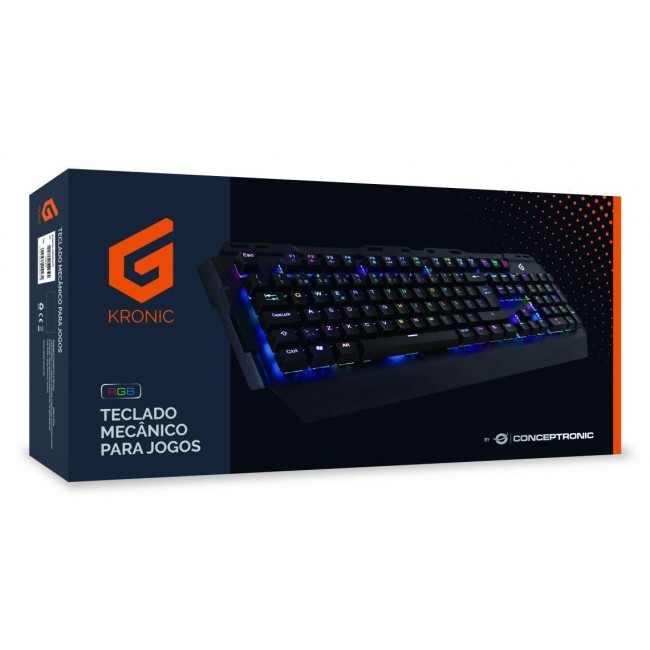Conceptronic KRONIC Mechanical Gaming Keyboard, RGB, Portuguese layout