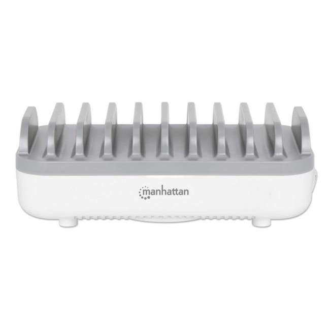 Manhattan 10-port USB-C Charging Station, USB-C Output: 10x 20W, Max 200W, Mains AC power (inc US/EU/UK adapters) Manhattan 10-port USB-C Charging Station, USB-C Output: 10x 20W, Max 200W, Mains AC power (inc US/EU/UK adapters)