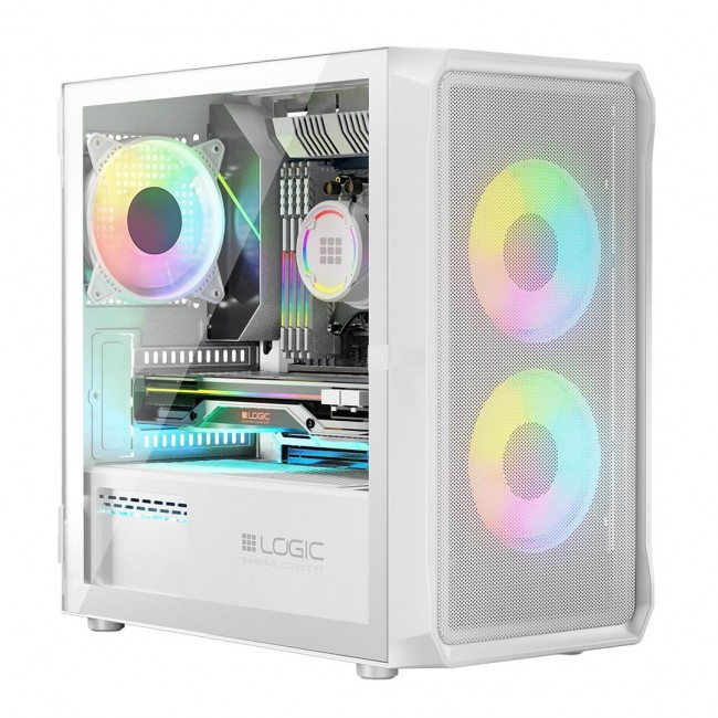 Logic PORTOS ARGB MINI USB 3.0 Case White Logic PORTOS ARGB MINI USB 3.0 Case White