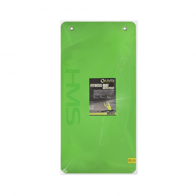 Club fitness mat with holes green HMS Premium MFK01