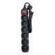 Esperanza ELK217K Power strip 6GN/1,5M Black