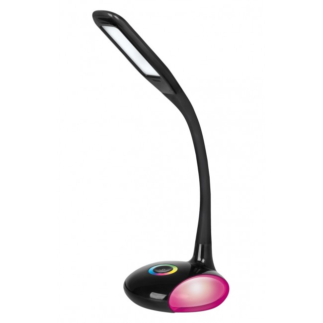 Activejet LED desk lamp VENUS BLACK with RGB base Activejet LED desk lamp VENUS BLACK with RGB base