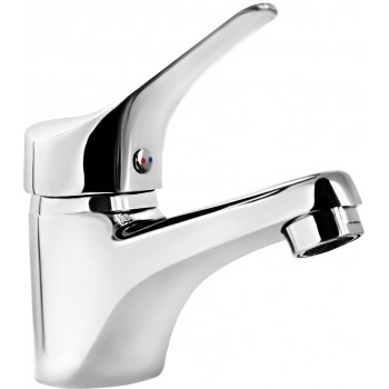 Basin mixer with automatic stopper