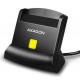 Axagon CRE-SM2 smart card reader Indoor USB USB 2.0 Black Axagon CRE-SM2 smart card reader Indoor USB USB 2.0 Black