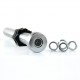 GO320 + ZG1000 BLACK OLYMPIC BAR 14.8KG 1830MM HMS WITH JAW BLACK LOCK CLAMPS GO320 + ZG1000 BLACK OLYMPIC BAR 14.8KG 1830MM HMS WITH JAW BLACK LOCK CLAMPS