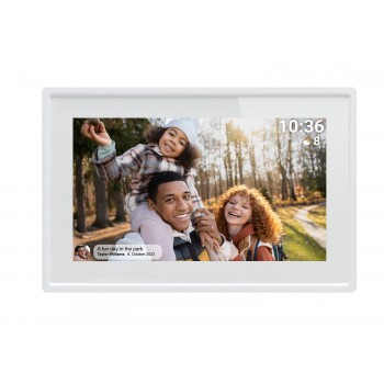 Denver PFF-725W digital photo frame White 17.8 cm (7