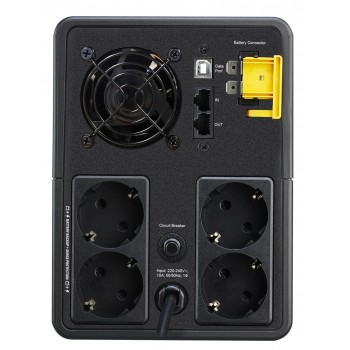 APC Back-UPS, 2200VA, Tower, 230V, 4x CEE 7/7 Schuko outlets, AVR