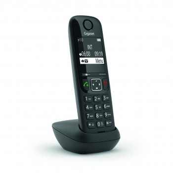 Gigaset AS690HX Analog/DECT telephone Caller ID Black