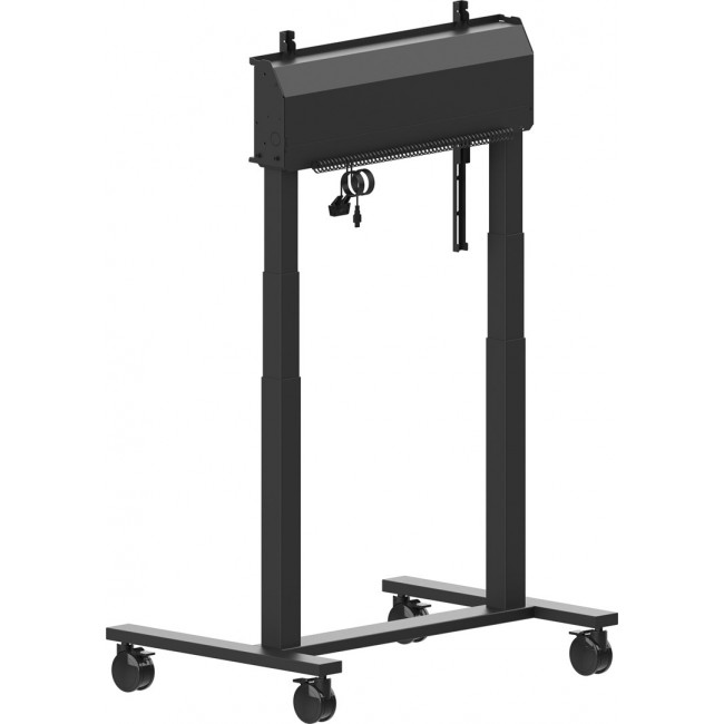 iiyama Double column electric floor lift on wheels for monitors up to 98