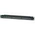 Intellinet Patch Panel, Cat6, FTP, 24-Port, 1U, Shielded, 90 Top-Entry Punch-Down Blocks, Black