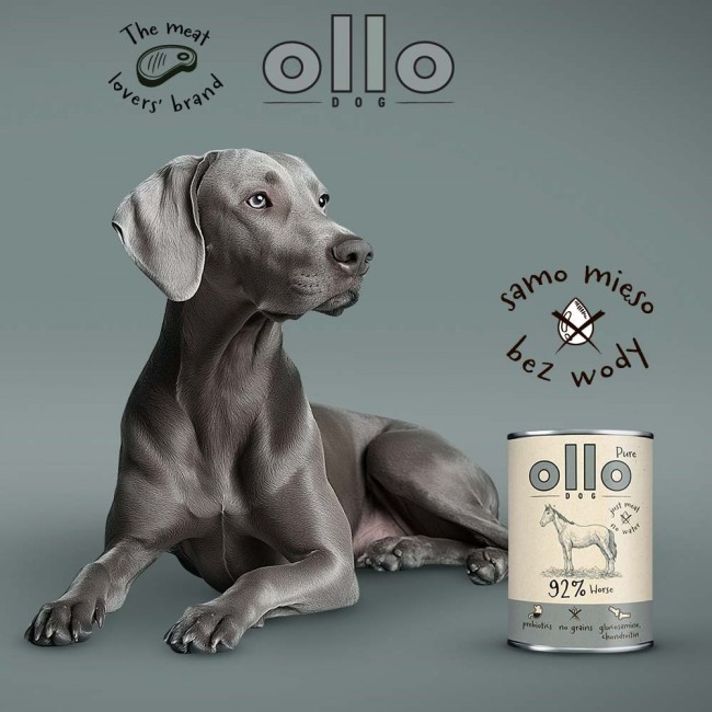 OLLO Pure Horse - wet dog food - 400g