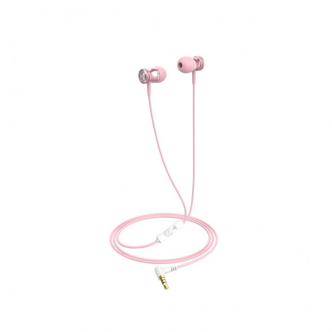 Havit E303P wired headphones pink