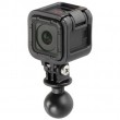 RAM MOUNT RAP-B-202U-GOP1 Universal adapter for action camera, black RAM MOUNT RAP-B-202U-GOP1 Universal adapter for action camera, black