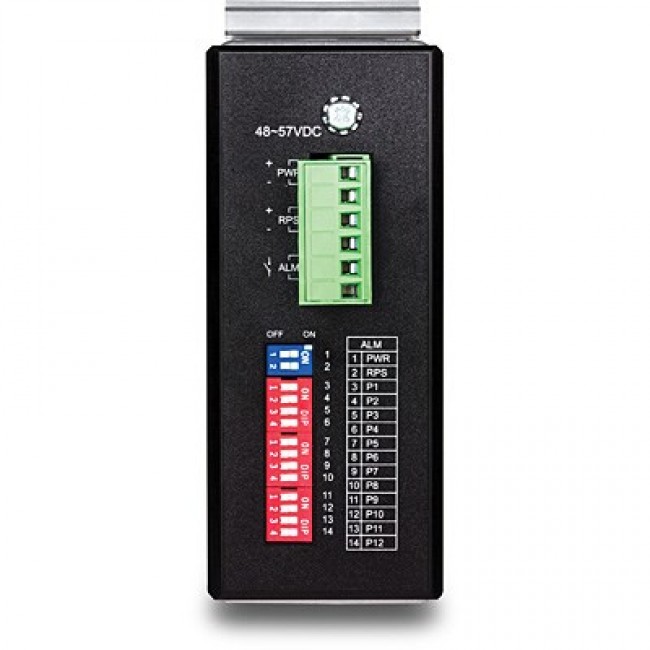 Trendnet TI-PG1284i Managed L2+ Gigabit Ethernet (10/100/1000) Power over Ethernet (PoE) Black